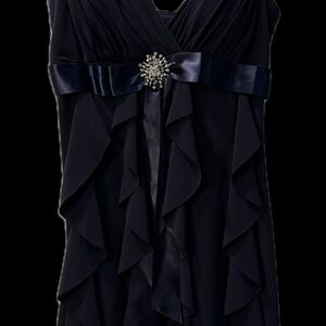 Betsy & Adam Navy Blue Cocktail Dress